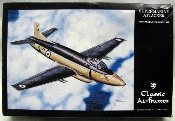 Classic Airframes 1/48 Supermarine Attacker, 4102 plastic model kit